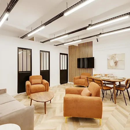 Appartamento Design Loft Au Coeur De 6p Parigi